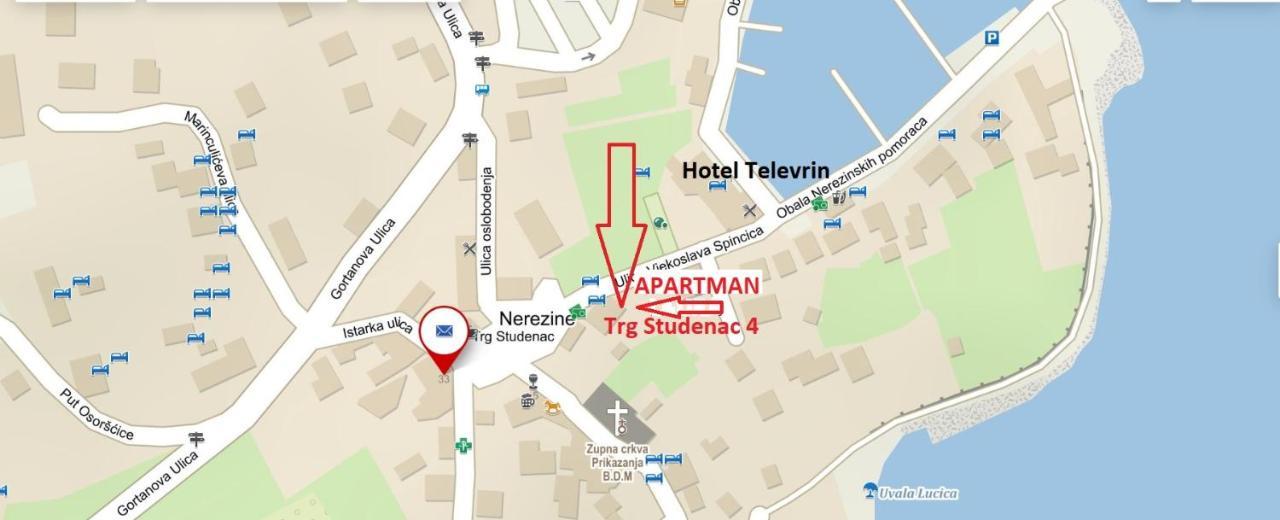 Nerezine Apartmany Centrum Екстериор снимка
