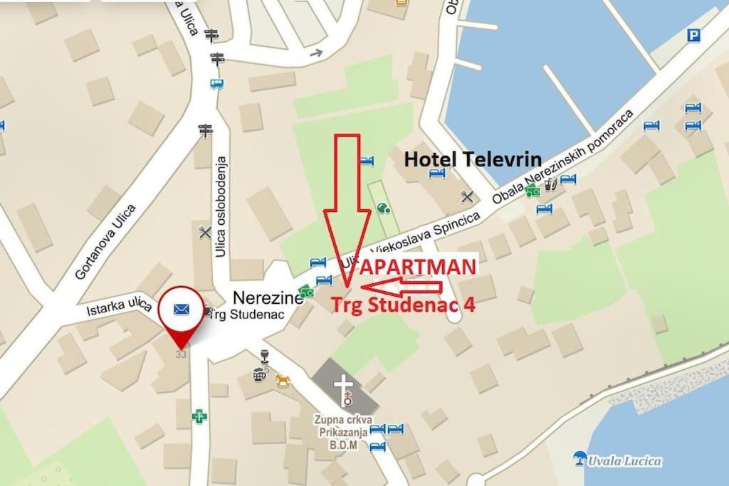 Nerezine Apartmany Centrum Екстериор снимка